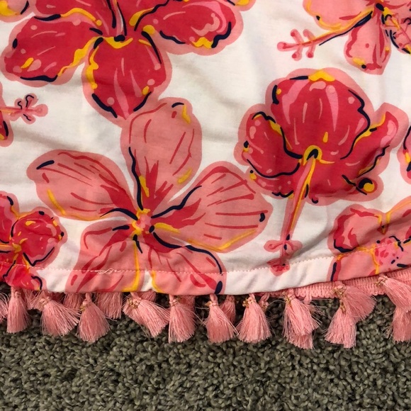 NWT Simply Southern Sarasota sleeveless tassel dress - Picture 3 of 4